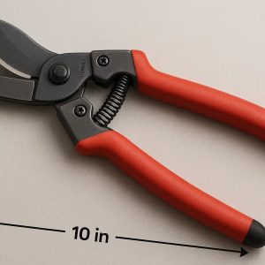 10 Inch Anvil Pruning Shears with Non Slip Handle for Thick Branch Cutting