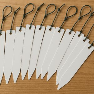 10 Pack Large Plastic Plant Tags for Trees and Shrubs with Wire Ties