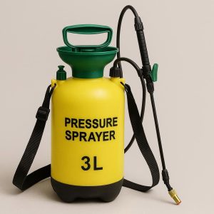 3L Pressure Garden Sprayer with Shoulder Strap for Large Area Gardening