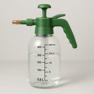 0.8L Transparent Garden Sprayer with Measuring Scale for Precise Watering
